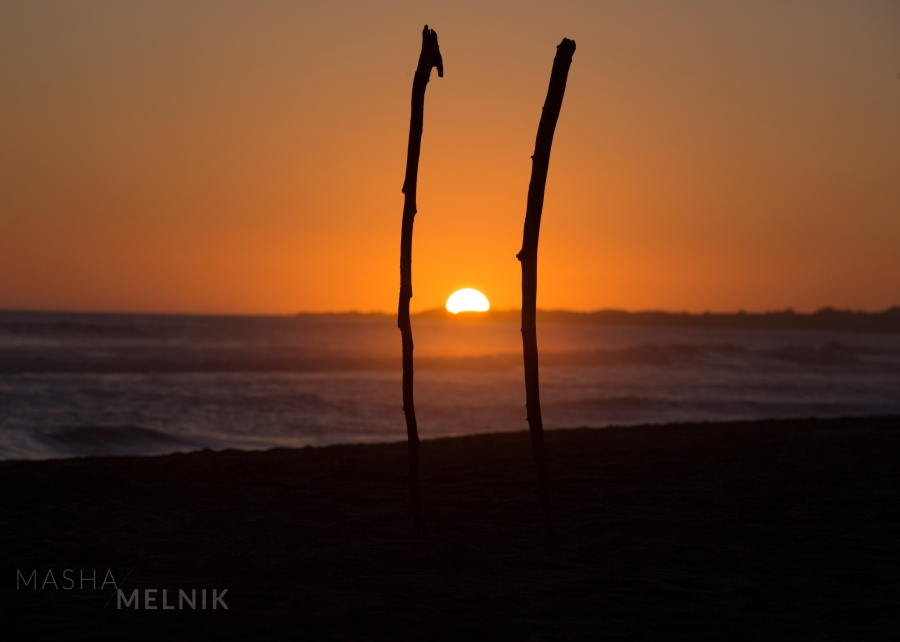 "Dancing Sunset" 2016. California. Experimental moment Photography Series. 